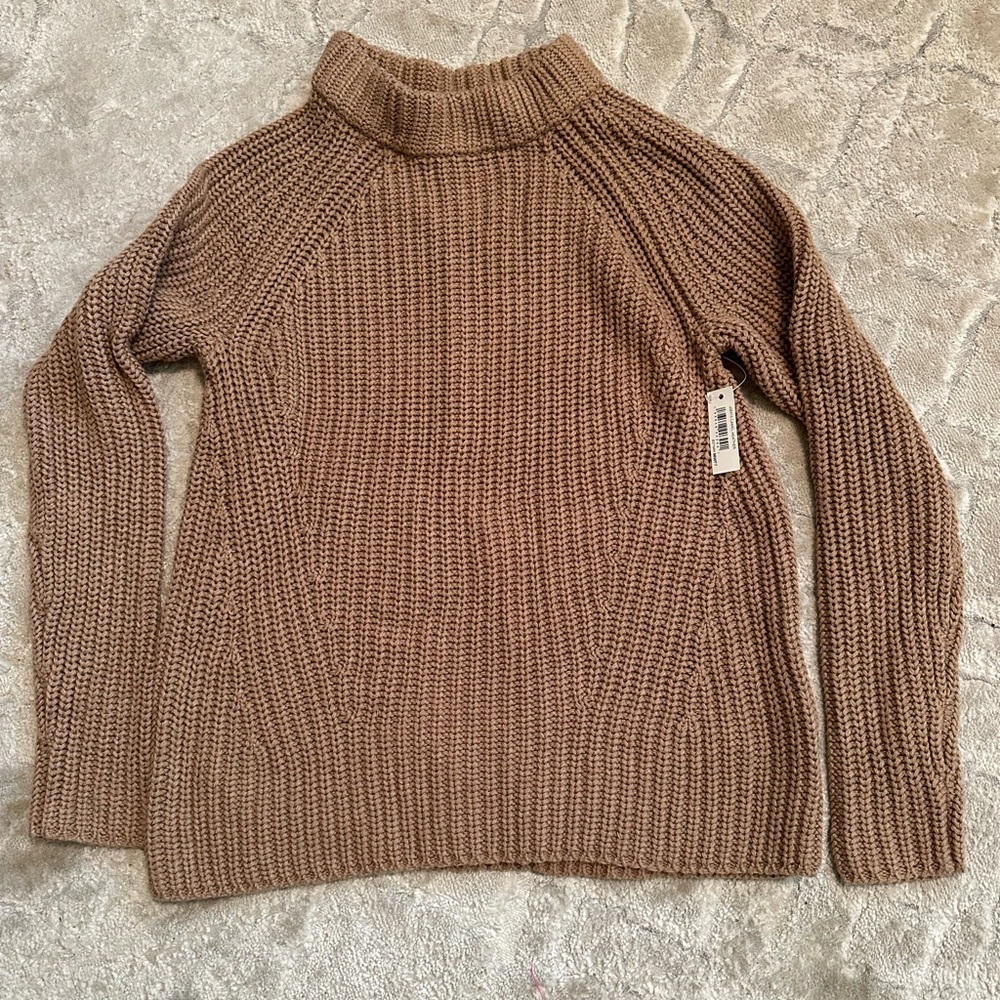Camel sweater -NEW